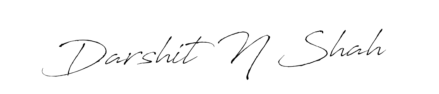 Antro_Vectra is a professional signature style that is perfect for those who want to add a touch of class to their signature. It is also a great choice for those who want to make their signature more unique. Get Darshit N Shah name to fancy signature for free. Darshit N Shah signature style 6 images and pictures png