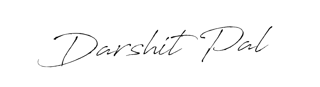 Make a beautiful signature design for name Darshit Pal. With this signature (Antro_Vectra) style, you can create a handwritten signature for free. Darshit Pal signature style 6 images and pictures png