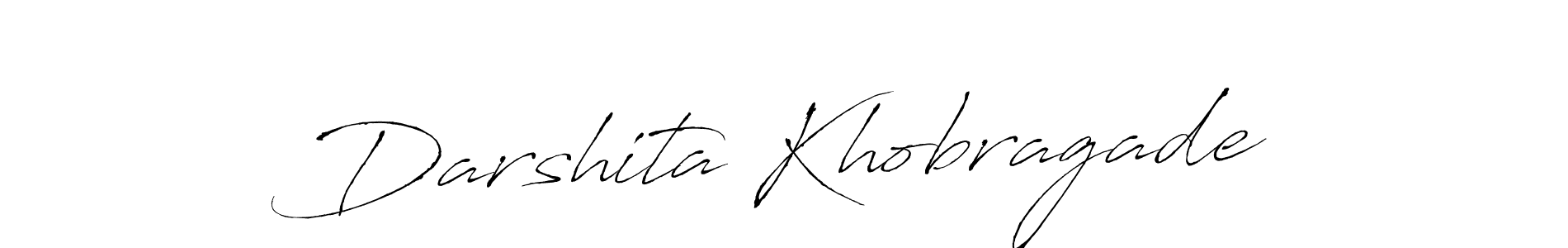 Darshita Khobragade stylish signature style. Best Handwritten Sign (Antro_Vectra) for my name. Handwritten Signature Collection Ideas for my name Darshita Khobragade. Darshita Khobragade signature style 6 images and pictures png