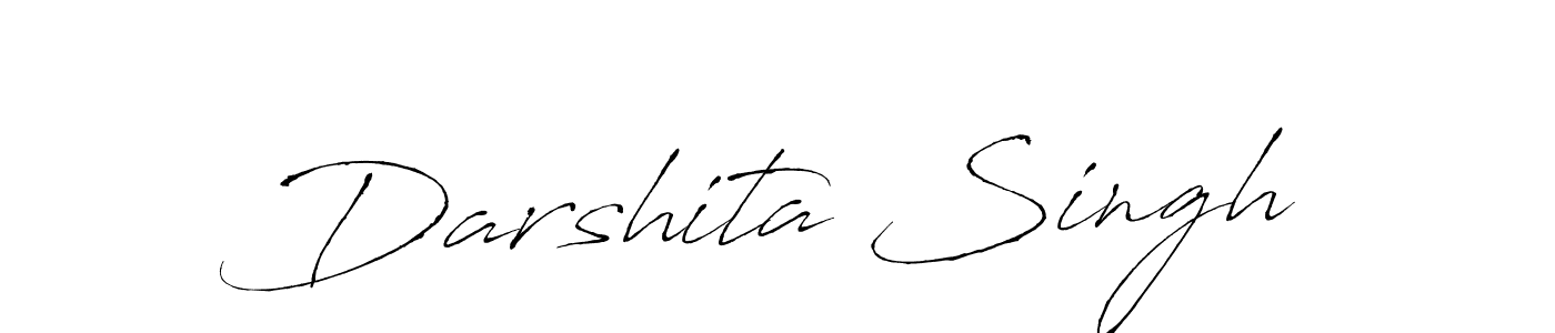 Create a beautiful signature design for name Darshita Singh. With this signature (Antro_Vectra) fonts, you can make a handwritten signature for free. Darshita Singh signature style 6 images and pictures png