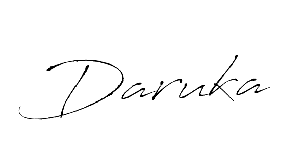 Make a beautiful signature design for name Daruka. With this signature (Antro_Vectra) style, you can create a handwritten signature for free. Daruka signature style 6 images and pictures png