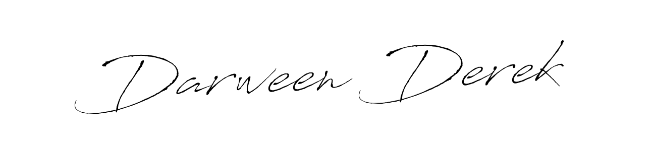 You should practise on your own different ways (Antro_Vectra) to write your name (Darween Derek) in signature. don't let someone else do it for you. Darween Derek signature style 6 images and pictures png