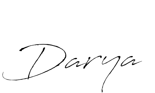 Use a signature maker to create a handwritten signature online. With this signature software, you can design (Antro_Vectra) your own signature for name Darya. Darya signature style 6 images and pictures png