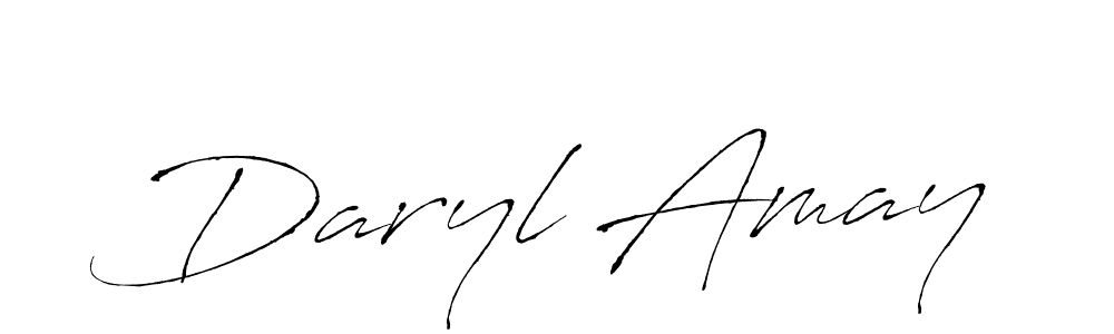 Daryl Amay stylish signature style. Best Handwritten Sign (Antro_Vectra) for my name. Handwritten Signature Collection Ideas for my name Daryl Amay. Daryl Amay signature style 6 images and pictures png