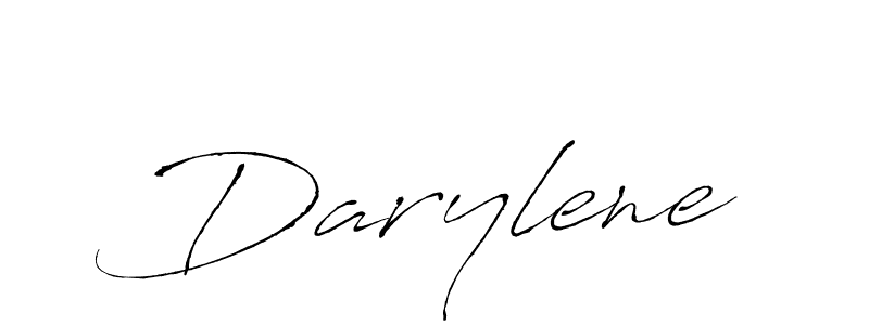 Darylene stylish signature style. Best Handwritten Sign (Antro_Vectra) for my name. Handwritten Signature Collection Ideas for my name Darylene. Darylene signature style 6 images and pictures png