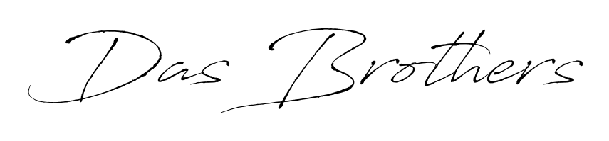 Design your own signature with our free online signature maker. With this signature software, you can create a handwritten (Antro_Vectra) signature for name Das Brothers. Das Brothers signature style 6 images and pictures png