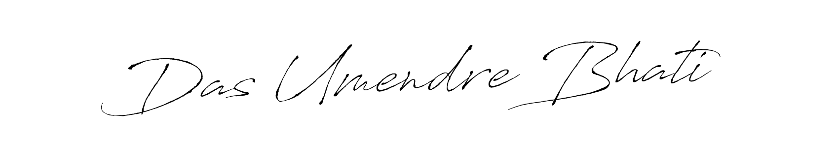 The best way (Antro_Vectra) to make a short signature is to pick only two or three words in your name. The name Das Umendre Bhati include a total of six letters. For converting this name. Das Umendre Bhati signature style 6 images and pictures png