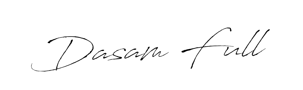 How to make Dasam Full name signature. Use Antro_Vectra style for creating short signs online. This is the latest handwritten sign. Dasam Full signature style 6 images and pictures png
