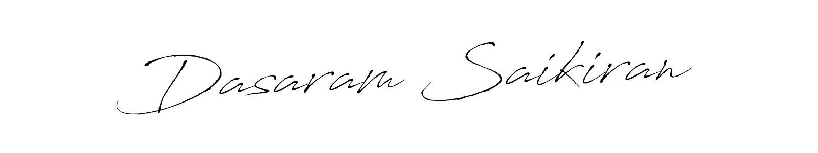 Create a beautiful signature design for name Dasaram Saikiran. With this signature (Antro_Vectra) fonts, you can make a handwritten signature for free. Dasaram Saikiran signature style 6 images and pictures png