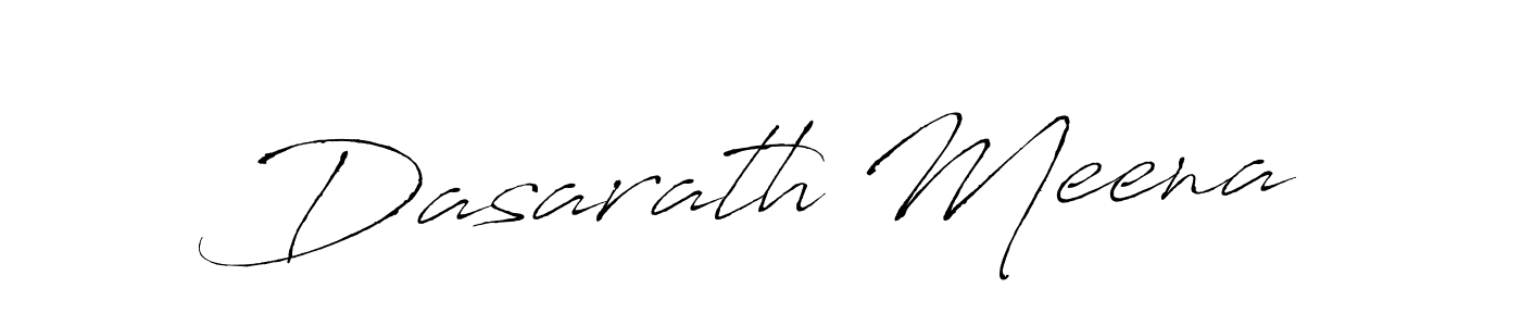 How to make Dasarath Meena name signature. Use Antro_Vectra style for creating short signs online. This is the latest handwritten sign. Dasarath Meena signature style 6 images and pictures png