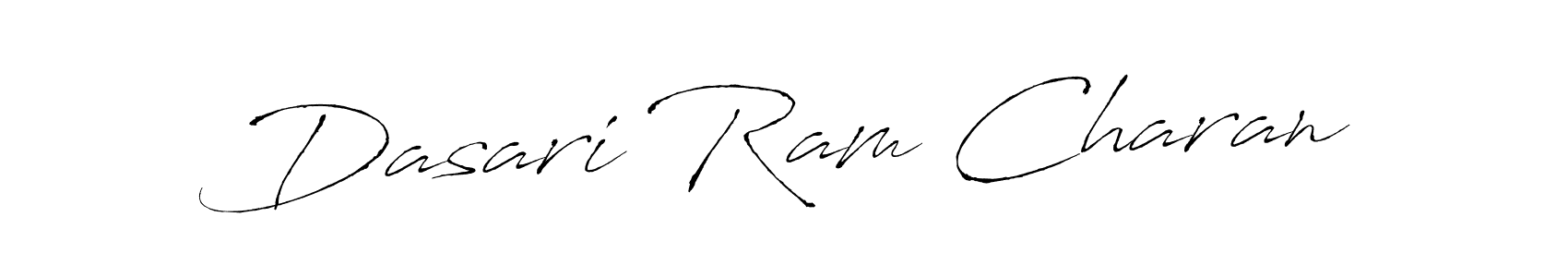 Design your own signature with our free online signature maker. With this signature software, you can create a handwritten (Antro_Vectra) signature for name Dasari Ram Charan. Dasari Ram Charan signature style 6 images and pictures png