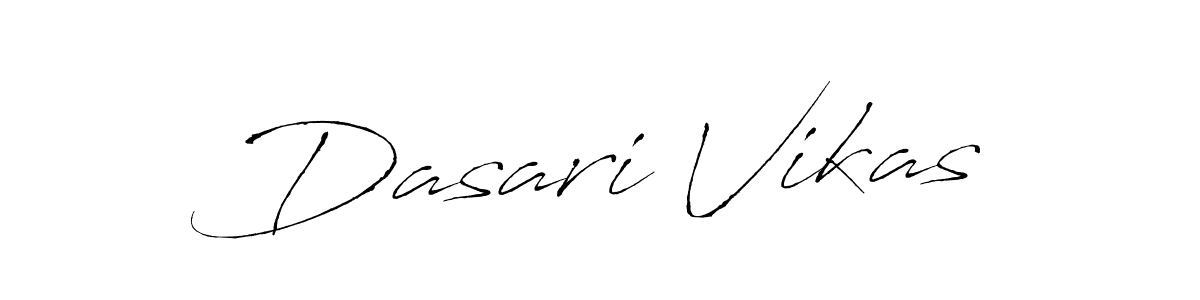 The best way (Antro_Vectra) to make a short signature is to pick only two or three words in your name. The name Dasari Vikas include a total of six letters. For converting this name. Dasari Vikas signature style 6 images and pictures png