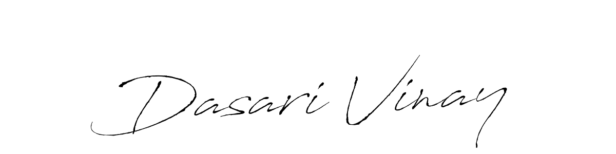 Design your own signature with our free online signature maker. With this signature software, you can create a handwritten (Antro_Vectra) signature for name Dasari Vinay. Dasari Vinay signature style 6 images and pictures png