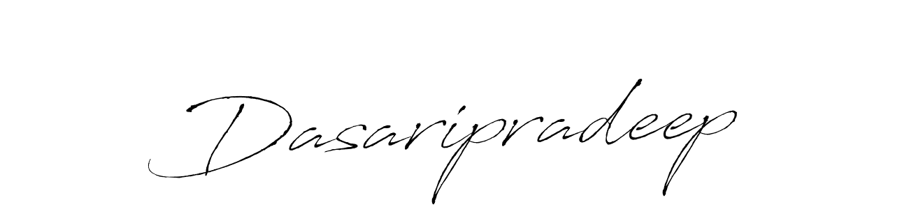 Use a signature maker to create a handwritten signature online. With this signature software, you can design (Antro_Vectra) your own signature for name Dasaripradeep. Dasaripradeep signature style 6 images and pictures png