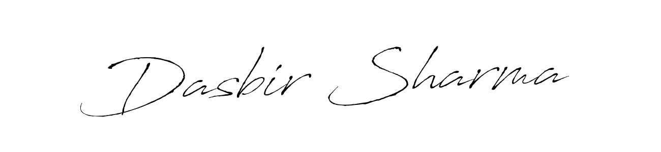You should practise on your own different ways (Antro_Vectra) to write your name (Dasbir Sharma) in signature. don't let someone else do it for you. Dasbir Sharma signature style 6 images and pictures png