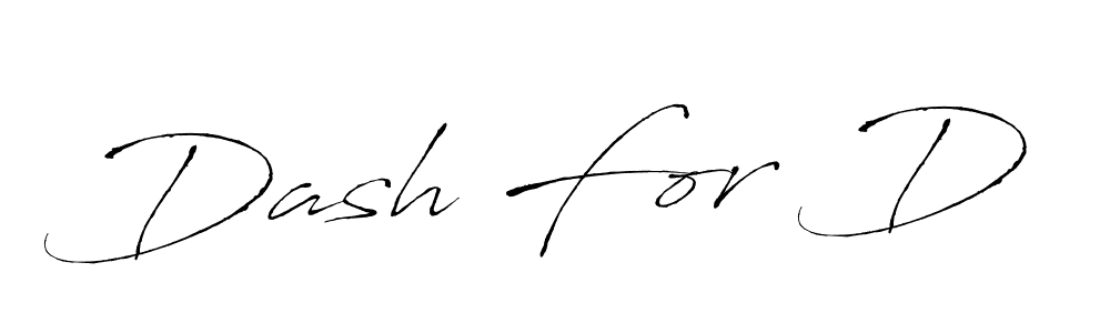How to make Dash For D signature? Antro_Vectra is a professional autograph style. Create handwritten signature for Dash For D name. Dash For D signature style 6 images and pictures png