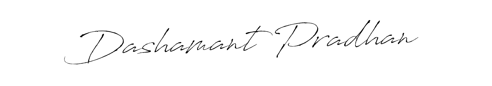 Design your own signature with our free online signature maker. With this signature software, you can create a handwritten (Antro_Vectra) signature for name Dashamant Pradhan. Dashamant Pradhan signature style 6 images and pictures png