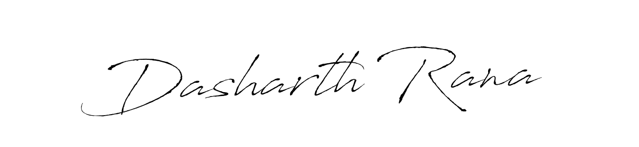 Design your own signature with our free online signature maker. With this signature software, you can create a handwritten (Antro_Vectra) signature for name Dasharth Rana. Dasharth Rana signature style 6 images and pictures png