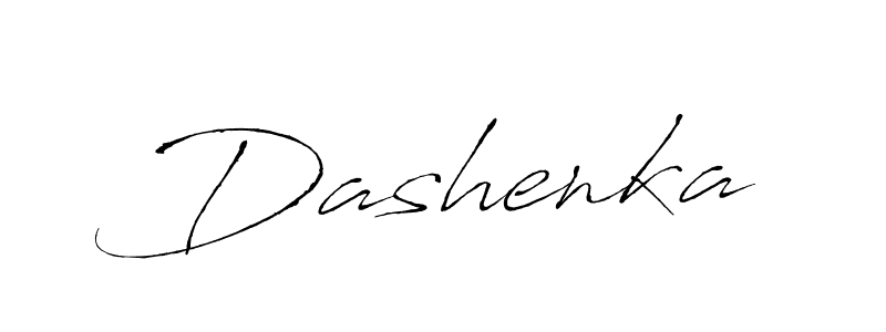 How to make Dashenka signature? Antro_Vectra is a professional autograph style. Create handwritten signature for Dashenka name. Dashenka signature style 6 images and pictures png