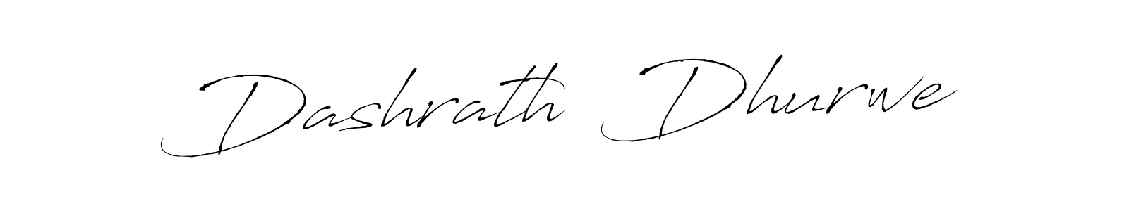 Design your own signature with our free online signature maker. With this signature software, you can create a handwritten (Antro_Vectra) signature for name Dashrath  Dhurwe. Dashrath  Dhurwe signature style 6 images and pictures png