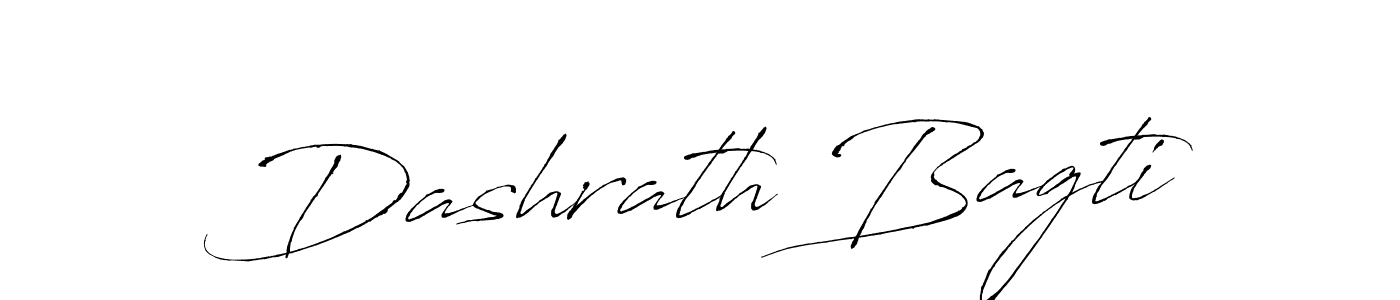 How to make Dashrath Bagti signature? Antro_Vectra is a professional autograph style. Create handwritten signature for Dashrath Bagti name. Dashrath Bagti signature style 6 images and pictures png