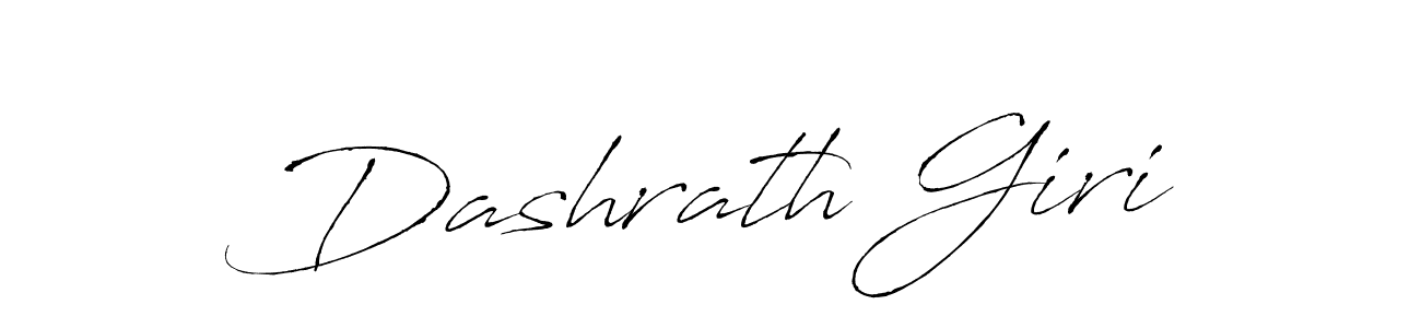 Create a beautiful signature design for name Dashrath Giri. With this signature (Antro_Vectra) fonts, you can make a handwritten signature for free. Dashrath Giri signature style 6 images and pictures png