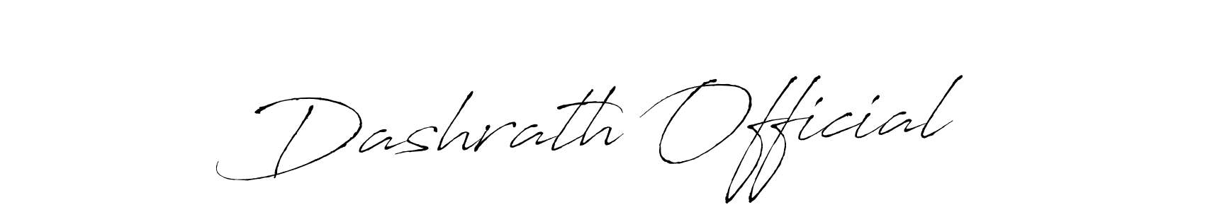 Use a signature maker to create a handwritten signature online. With this signature software, you can design (Antro_Vectra) your own signature for name Dashrath Official. Dashrath Official signature style 6 images and pictures png