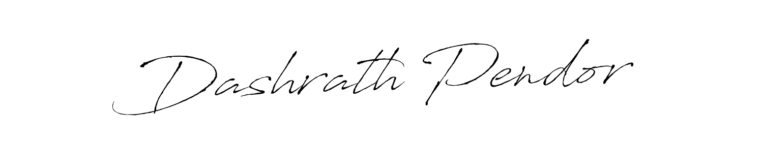 Similarly Antro_Vectra is the best handwritten signature design. Signature creator online .You can use it as an online autograph creator for name Dashrath Pendor. Dashrath Pendor signature style 6 images and pictures png