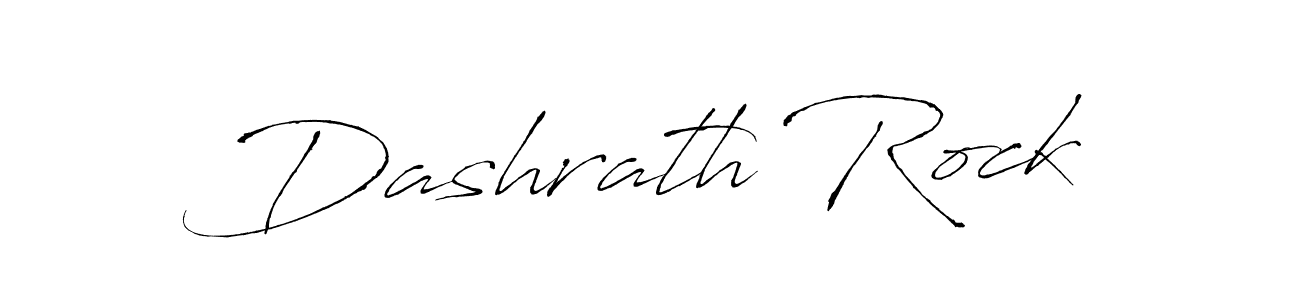 Dashrath Rock stylish signature style. Best Handwritten Sign (Antro_Vectra) for my name. Handwritten Signature Collection Ideas for my name Dashrath Rock. Dashrath Rock signature style 6 images and pictures png