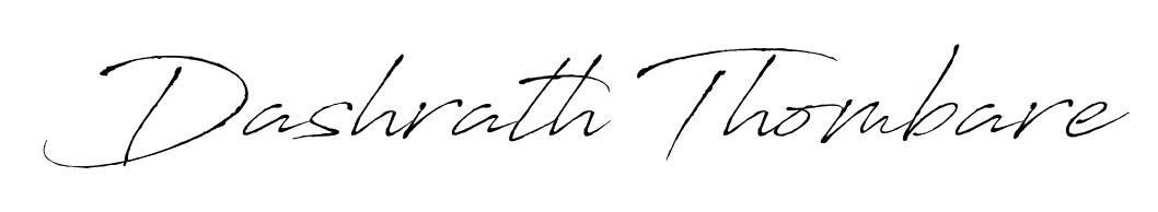 A stylish, flowing autograph style designed for name Dashrath Thombare using Antro_Vectra typography. Perfect for digital creative projects. Dashrath Thombare signature style 6 images and pictures png