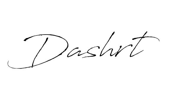 Dashrt stylish signature style. Best Handwritten Sign (Antro_Vectra) for my name. Handwritten Signature Collection Ideas for my name Dashrt. Dashrt signature style 6 images and pictures png