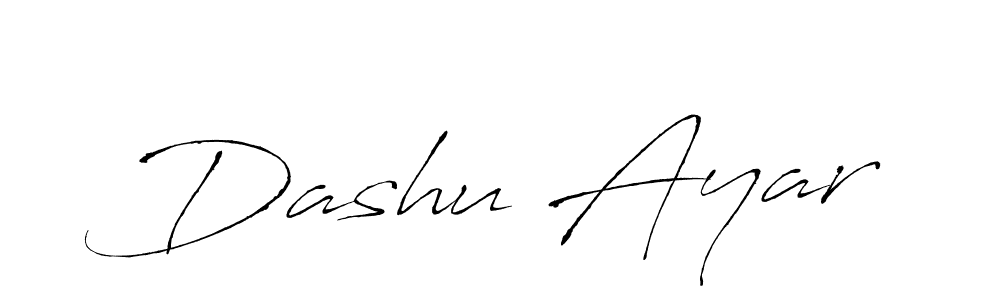 Also we have Dashu Ayar name is the best signature style. Create professional handwritten signature collection using Antro_Vectra autograph style. Dashu Ayar signature style 6 images and pictures png