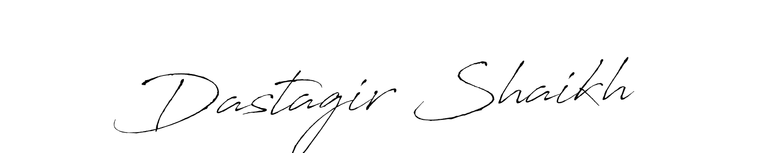 How to make Dastagir Shaikh signature? Antro_Vectra is a professional autograph style. Create handwritten signature for Dastagir Shaikh name. Dastagir Shaikh signature style 6 images and pictures png