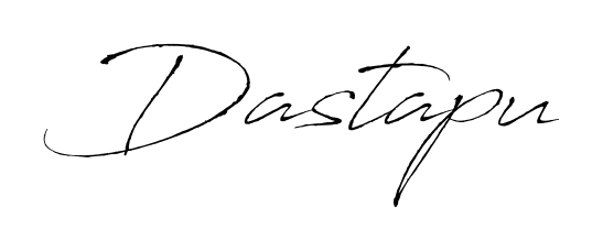 A timeless handwritten aesthetic for Dastapu. The Antro_Vectra font gives your signature a handcrafted feel with natural curves. Dastapu signature style 6 images and pictures png