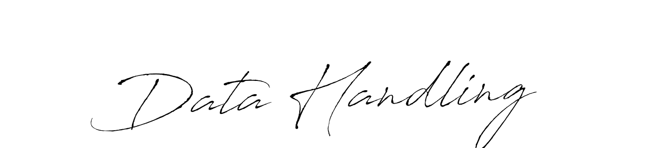 Make a beautiful signature design for name Data Handling. Use this online signature maker to create a handwritten signature for free. Data Handling signature style 6 images and pictures png