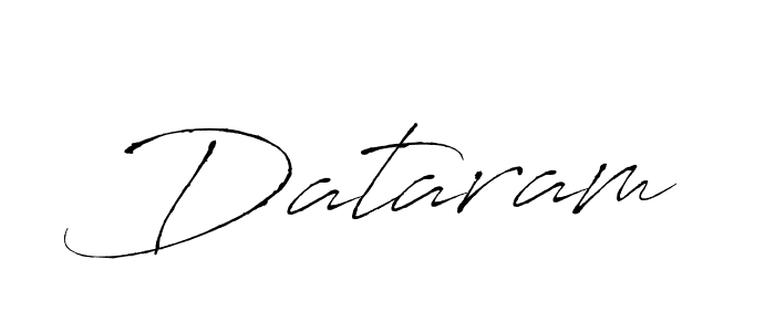 Dataram stylish signature style. Best Handwritten Sign (Antro_Vectra) for my name. Handwritten Signature Collection Ideas for my name Dataram. Dataram signature style 6 images and pictures png