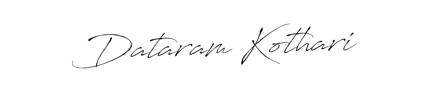 You should practise on your own different ways (Antro_Vectra) to write your name (Dataram Kothari) in signature. don't let someone else do it for you. Dataram Kothari signature style 6 images and pictures png