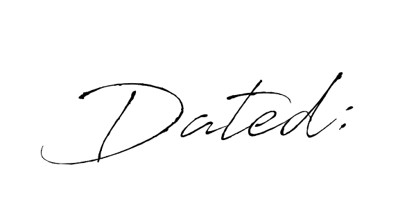 if you are searching for the best signature style for your name Dated:. so please give up your signature search. here we have designed multiple signature styles  using Antro_Vectra. Dated: signature style 6 images and pictures png