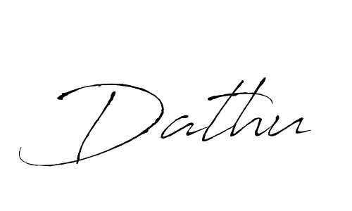 Antro_Vectra is a professional signature style that is perfect for those who want to add a touch of class to their signature. It is also a great choice for those who want to make their signature more unique. Get Dathu name to fancy signature for free. Dathu signature style 6 images and pictures png