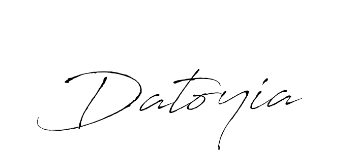 Create a beautiful signature design for name Datoyia. With this signature (Antro_Vectra) fonts, you can make a handwritten signature for free. Datoyia signature style 6 images and pictures png