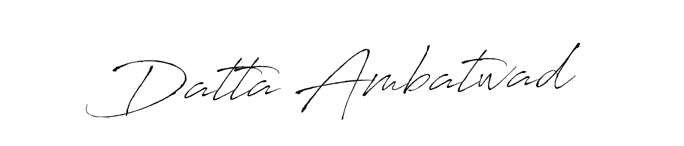 The best way (Antro_Vectra) to make a short signature is to pick only two or three words in your name. The name Datta Ambatwad include a total of six letters. For converting this name. Datta Ambatwad signature style 6 images and pictures png