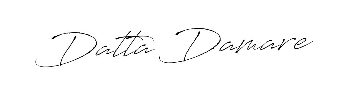 Create a beautiful signature design for name Datta Damare. With this signature (Antro_Vectra) fonts, you can make a handwritten signature for free. Datta Damare signature style 6 images and pictures png