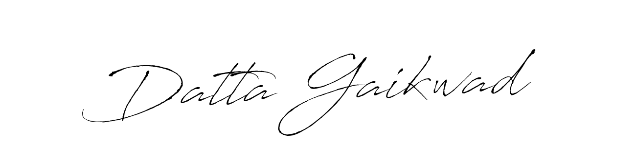 Create a beautiful signature design for name Datta Gaikwad. With this signature (Antro_Vectra) fonts, you can make a handwritten signature for free. Datta Gaikwad signature style 6 images and pictures png