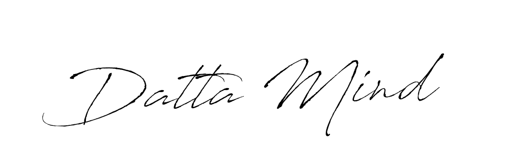 Datta Mind stylish signature style. Best Handwritten Sign (Antro_Vectra) for my name. Handwritten Signature Collection Ideas for my name Datta Mind. Datta Mind signature style 6 images and pictures png