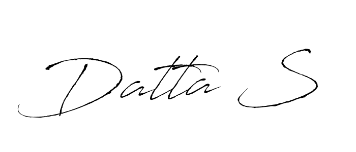 How to Draw Datta S signature style? Antro_Vectra is a latest design signature styles for name Datta S. Datta S signature style 6 images and pictures png