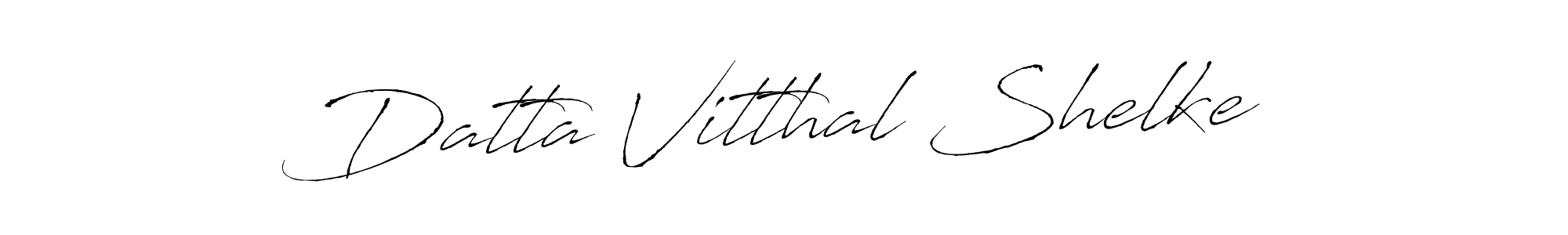 Design your own signature with our free online signature maker. With this signature software, you can create a handwritten (Antro_Vectra) signature for name Datta Vitthal Shelke. Datta Vitthal Shelke signature style 6 images and pictures png