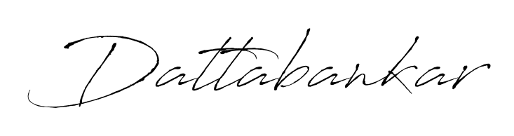 Enhance your business communications with Dattabankar signature in Antro_Vectra lettering. Clean, modern, and universally compatible. Dattabankar signature style 6 images and pictures png