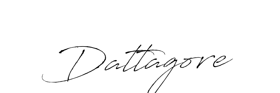 How to make Dattagore signature? Antro_Vectra is a professional autograph style. Create handwritten signature for Dattagore name. Dattagore signature style 6 images and pictures png
