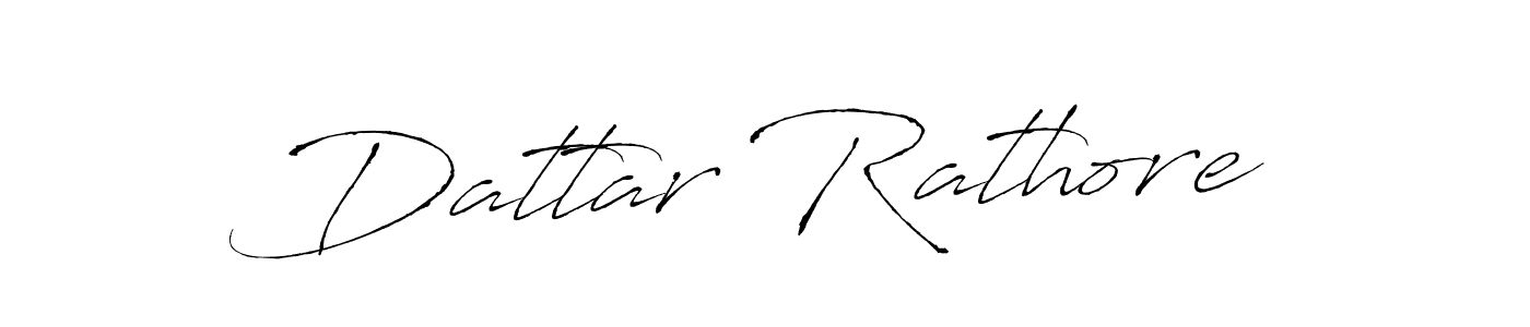 Create a beautiful signature design for name Dattar Rathore. With this signature (Antro_Vectra) fonts, you can make a handwritten signature for free. Dattar Rathore signature style 6 images and pictures png