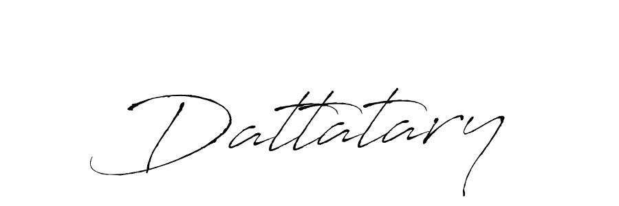 Make a beautiful signature design for name Dattatary. With this signature (Antro_Vectra) style, you can create a handwritten signature for free. Dattatary signature style 6 images and pictures png